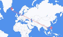 Flights from from Legazpi to Reykjavík