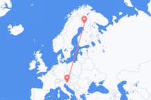 Flyrejser fra Ljubljana til Rovaniemi