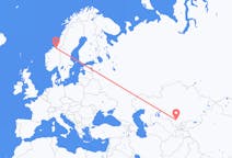 Flights from Turkistan to Trondheim