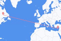 Flights from Wabush to Larnaca