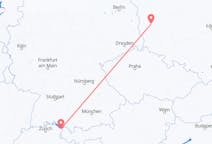 Flights from Zielona Góra, Poland to Thal, Switzerland