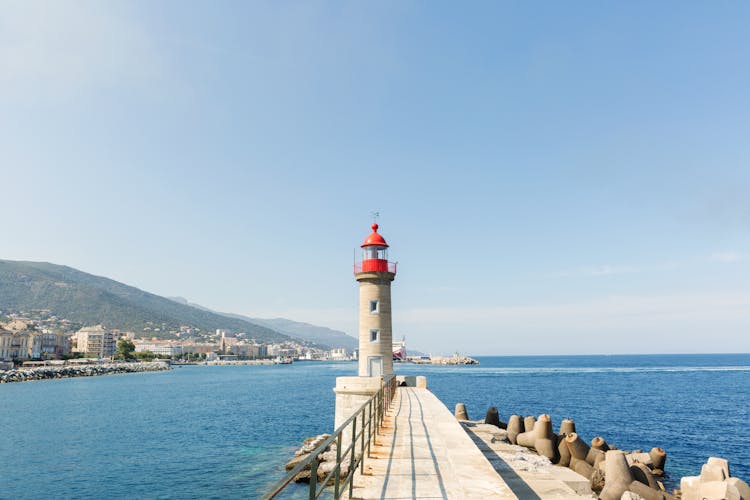 Photo of scenic of Bastia, Corsica, France.