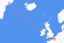 出发地 格陵兰出发地 库鲁苏克目的地 法国巴黎的航班