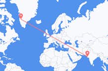 Flyg från Jamnagar, Indien till Kangerlussuaq, Indien