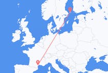 Flyrejser fra Mariehamn, Åland til Aspiran, Frankrig
