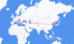 Flights from Ulsan, South Korea to Bari, Italy