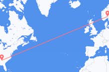 Flyg från Atlanta till Oslo