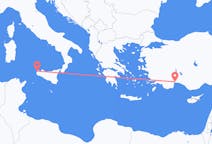 出发地 意大利特拉帕尼目的地 土耳其安塔利亚的航班
