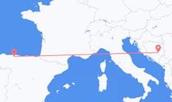 Flyreiser fra Sarajevo, Bosnia-Hercegovina til Santiago del Monte, Spania