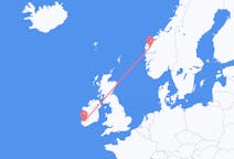 Flyg från Sandane, Norge till County Kerry, Irland