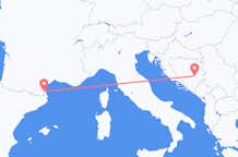 Рейсы из Перпиньяна, Франция в Сараево, Босния и Герцеговина
