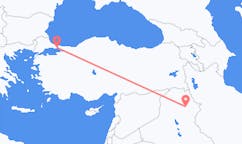 Flyrejser fra Kirkuk til Istanbul