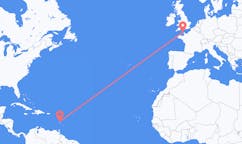 Flights from Fort-de-France, France to Alderney, Guernsey