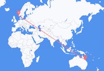 Flyrejser fra Mackay, Australien til Stavanger, Norge