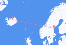 Fly fra Akureyri til Sundsvall