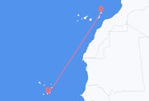 Flyg från Praia, Kap Verde till Lanzarote, Spanien