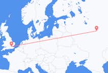 Flyg från Nizjnij Novgorod till London
