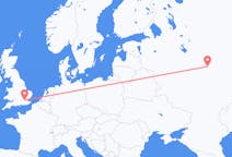 Fly fra Nizjnij Novgorod til London
