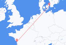 Flyreiser fra La Rochelle, Frankrike til København, Danmark
