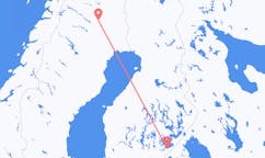 Fly fra Gällivare til Villmanstrand