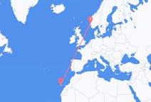Flights from Stord, Norway to Tenerife, Spain