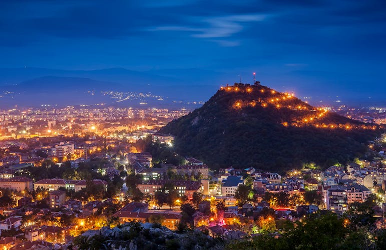 Photo of Plovdiv by Night.