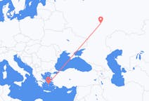 Vols depuis la ville de Penza vers la ville de Mykonos