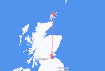 来自苏格兰的出发地 柯克沃尔前往苏格兰的爱丁堡的航班