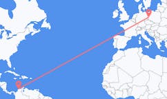 Flights from Barranquilla, Colombia to Zielona Góra, Poland