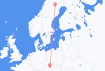 Flyreiser fra Arvidsjaur, Sverige til Vienna, Østerrike