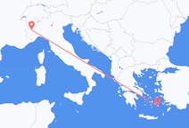 Flights from Turin, Italy to Astypalaia, Greece