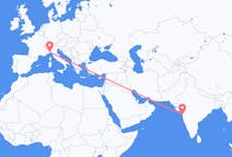 出发地 印度出发地 孟买目的地 意大利热那亚的航班