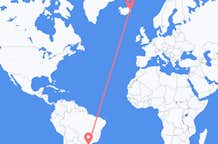 Flights from Curitiba to Egilsstaðir