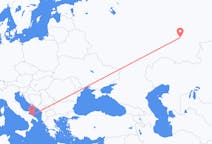 Flyg från Ufa, Ryssland till Bari, Italien