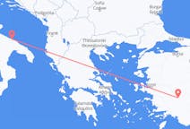 Flights from Denizli, Turkey to Bari, Italy