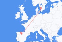 Flights from Ängelholm, Sweden to Valladolid, Spain
