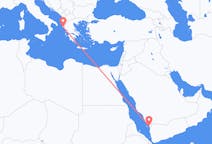 Flights from Jizan, Saudi Arabia to Corfu, Greece