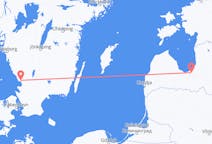 Flyg från Riga, Lettland till Halmstad, Sverige
