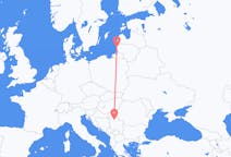 Flights from Belgrade, Serbia to Palanga, Lithuania