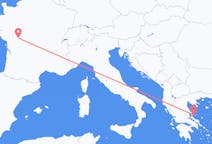 Flyreiser fra Poitiers, Frankrike til Skiathos, Hellas