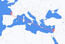 Flights from Tel Aviv, Israel to Biarritz, France
