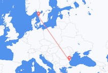 Flyg från Varna, Bulgarien till Göteborg, Sverige