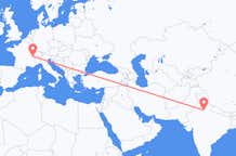 Flüge von Neu-Delhi, nach Genf