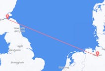 Flyreiser fra Bremen, Tyskland til Edinburgh, Skottland