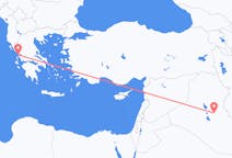Flyg från Baghdad, Irak till Preveza, Grekland