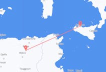 Flyreiser fra Batna, til Palermo