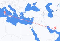 Flyg från Bandar Abbas, Iran till Cagliari, Italien