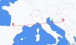 Flyg från Tuzla, Bosnien och Hercegovina till Pau, Frankrike