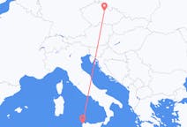 Flights from Trapani, Italy to Pardubice, Czechia
