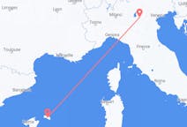 Flights from Menorca, Spain to Verona, Italy